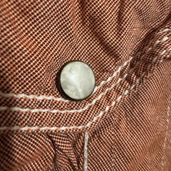 BKE Buckle L Shirt Men's XL Peach Standard Fit Long Sleeve Black Label - Picture 3 of 7